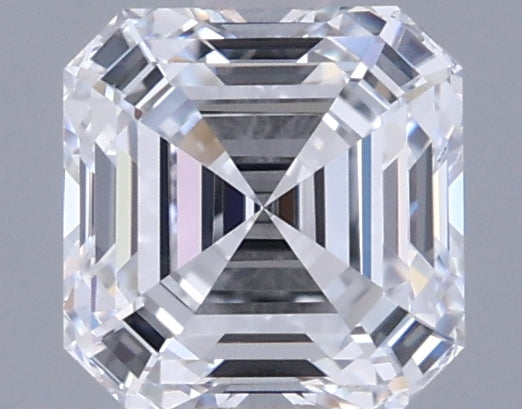 1.08 Carat Asscher Shaped, Ideal Cut, D Color, VVS1 Clarity, IGI Certified Lab Grown Diamond