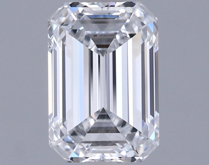 1.18 Carat Emerald Shaped, Ideal Cut, D Color, VVS1 Clarity, IGI Certified Lab Grown Diamond