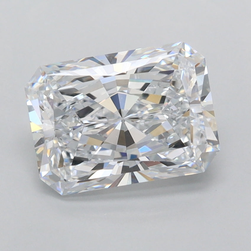 2.00 Carat Radiant Shaped, Ideal Cut, D Color, FL Clarity, IGI Certified Lab Grown Diamond