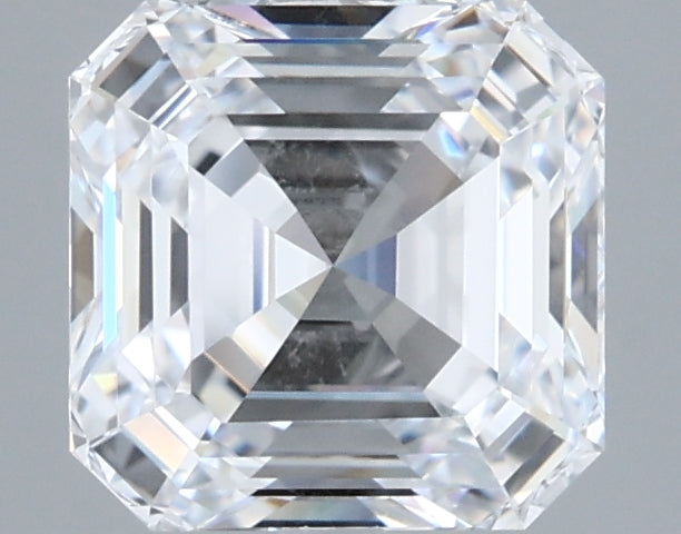 2.17 Carat Asscher Shaped, Ideal Cut, D Color, VVS1 Clarity, IGI Certified Lab Grown Diamond