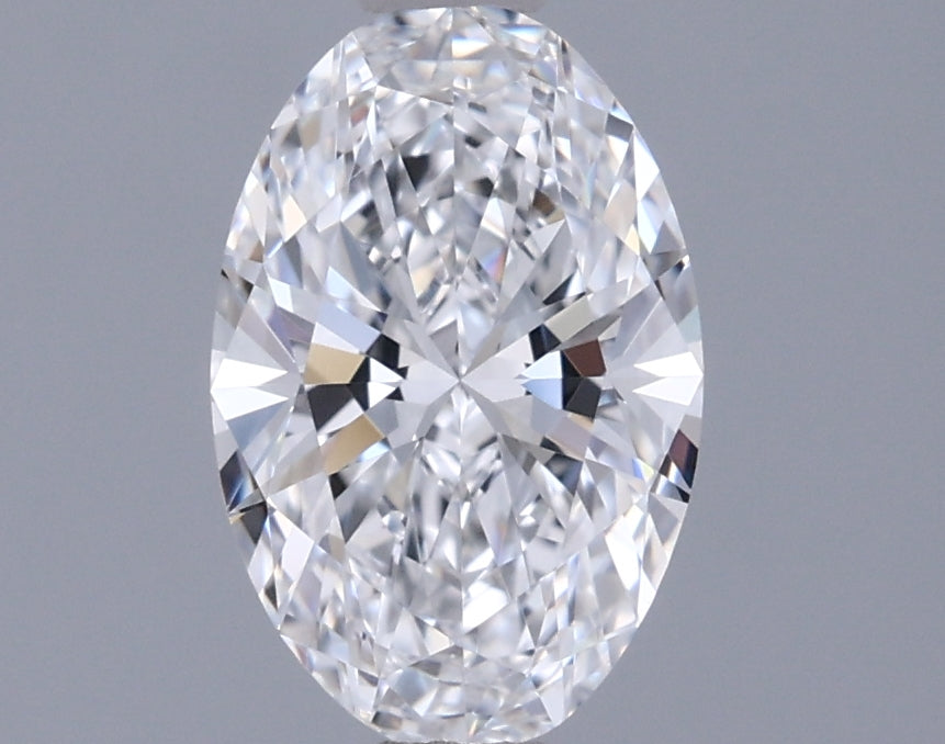 0.98 Carat Oval Shaped, Ideal Cut, D Color, VVS1 Clarity, IGI Certified Lab Grown Diamond