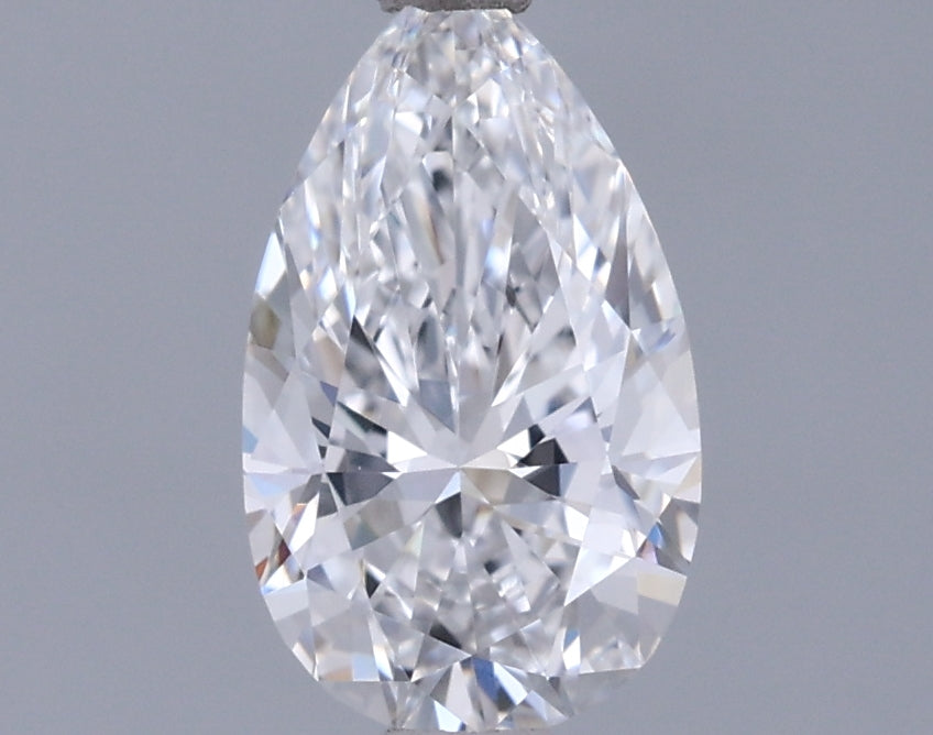 0.87 Carat Pear Shaped, Excellent Cut, D Color, VVS1 Clarity, IGI Certified Lab Grown Diamond