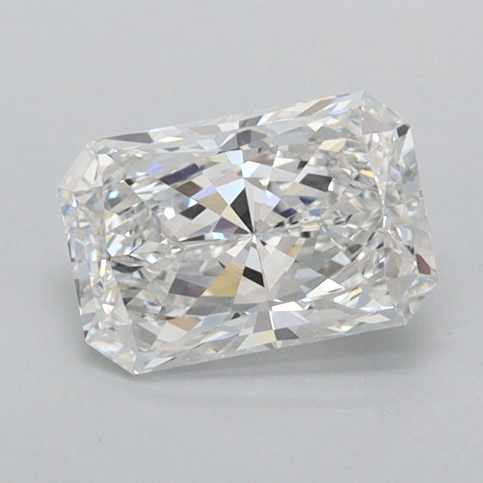 0.97 Carat Radiant Shaped, Ideal Cut, E Color, FL Clarity, IGI Certified Lab Grown Diamond