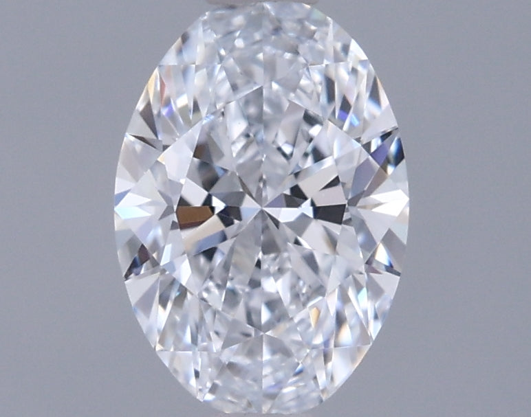 0.84 Carat Oval Shaped, Ideal Cut, D Color, VVS1 Clarity, IGI Certified Lab Grown Diamond