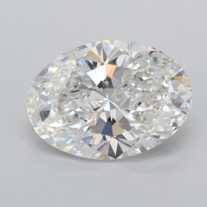 0.96 Carat Oval Shaped, Ideal Cut, D Color, VVS2 Clarity, IGI Certified Lab Grown Diamond