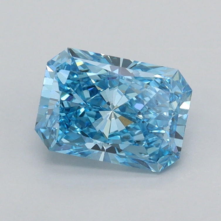 0.95 Carat Radiant Shaped, Ideal Cut, VVS2 Clarity, IGI Certified Lab Grown Diamond