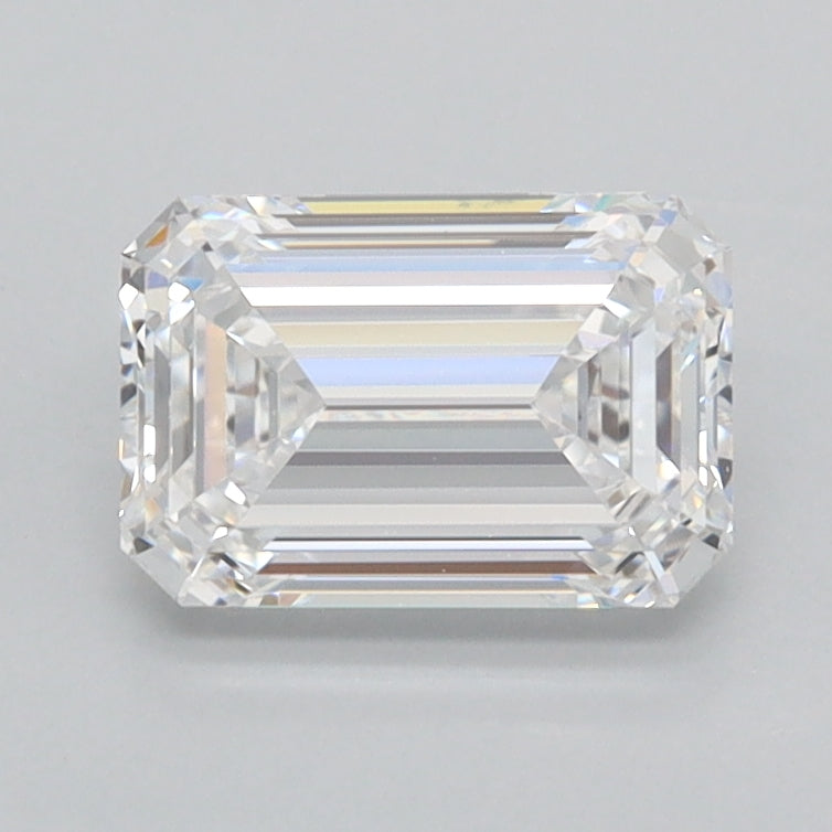 1.32 Carat Emerald Shaped, Ideal Cut, D Color, FL Clarity, IGI Certified Lab Grown Diamond