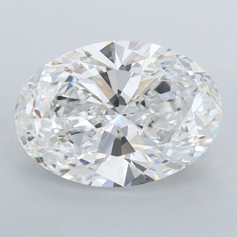 1.51 Carat Oval Shaped, Ideal Cut, D Color, IF Clarity, IGI Certified Lab Grown Diamond