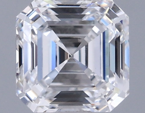 1.08 Carat Asscher Shaped, Ideal Cut, D Color, VVS1 Clarity, IGI Certified Lab Grown Diamond