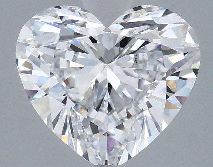 1.51 Carat Heart Shaped, Ideal Cut, D Color, VVS1 Clarity, IGI Certified Lab Grown Diamond