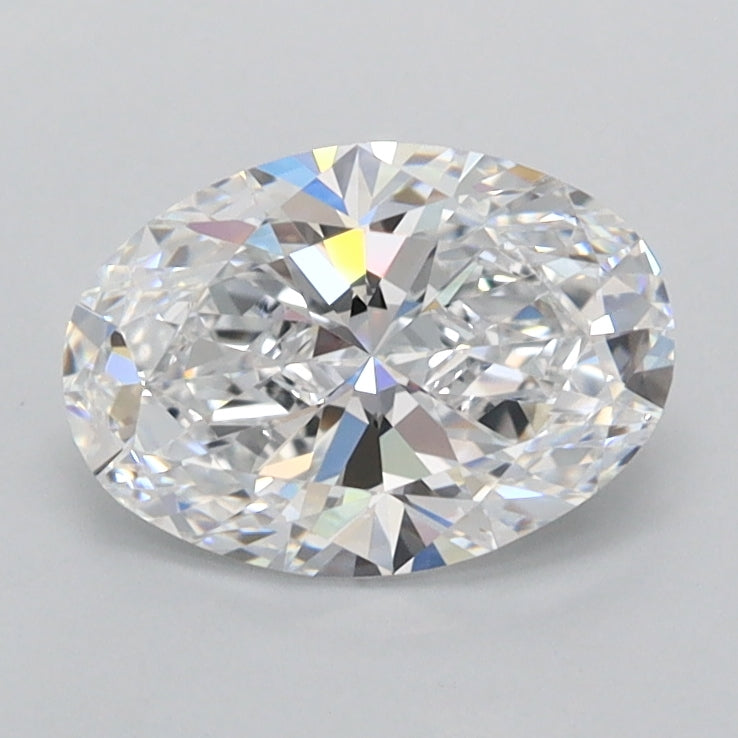 1.20 Carat Oval Shaped, Ideal Cut, D Color, FL Clarity, IGI Certified Lab Grown Diamond