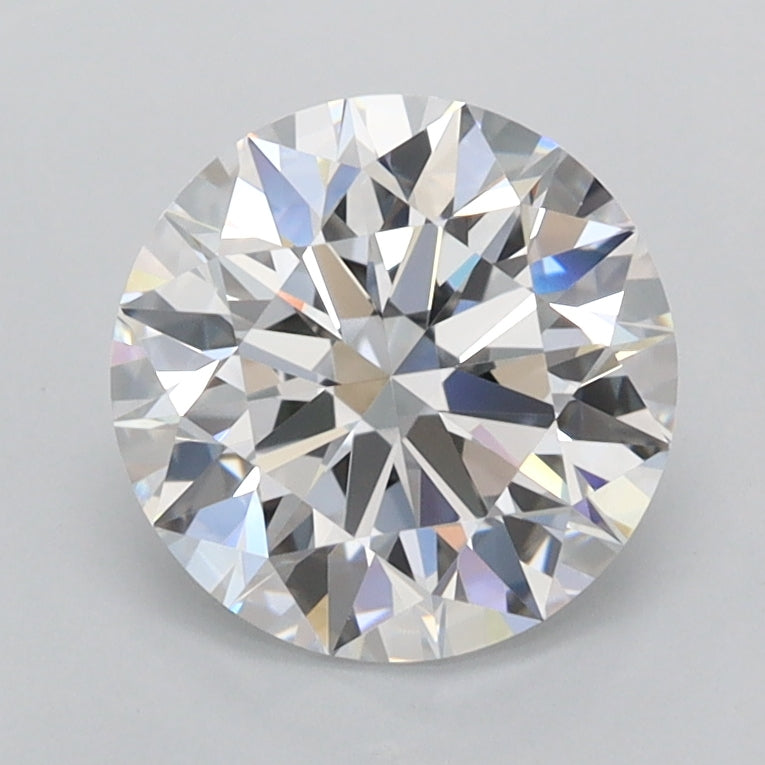 1.82 Carat Round Shaped, Ideal Cut, D Color, VVS1 Clarity, IGI Certified Lab Grown Diamond