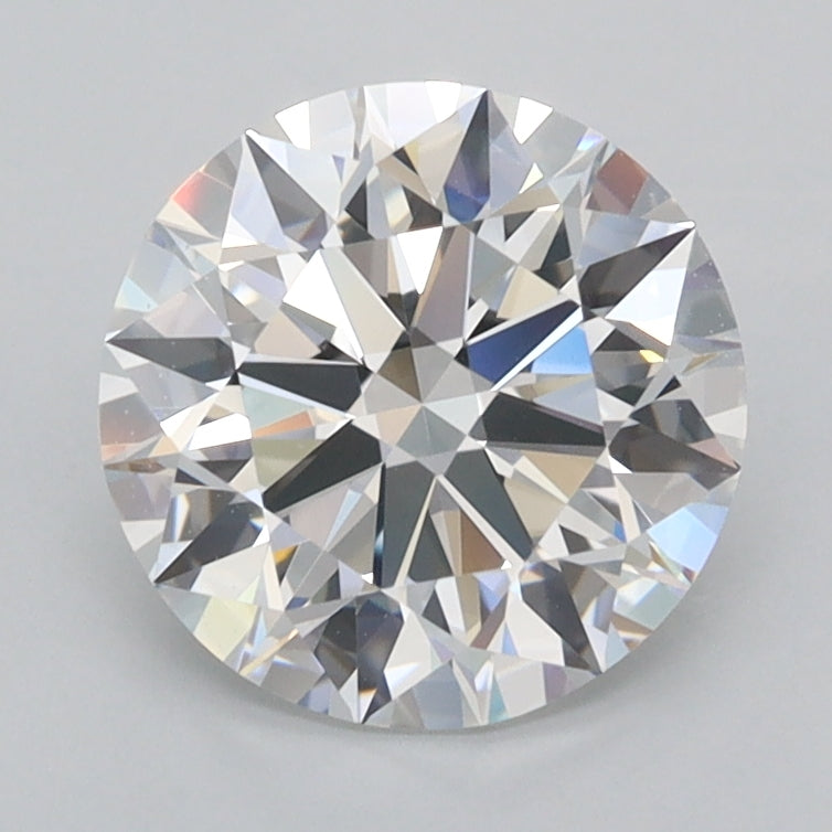 1.93 Carat Round Shaped, Ideal Cut, D Color, VVS1 Clarity, IGI Certified Lab Grown Diamond