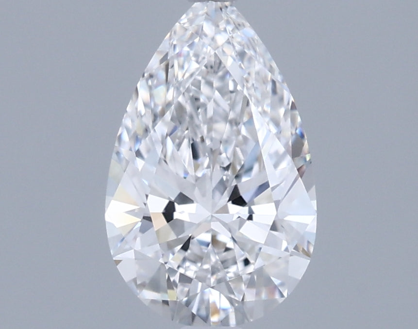 0.96 Carat Pear Shaped, Ideal Cut, D Color, VVS1 Clarity, IGI Certified Lab Grown Diamond