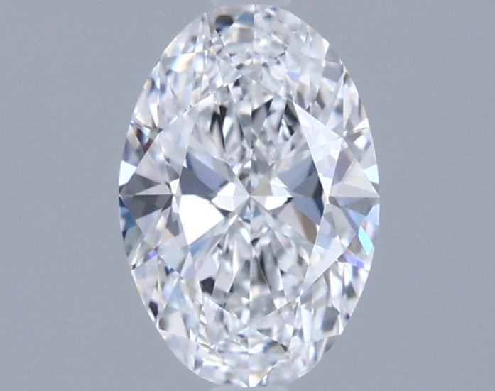 0.94 Carat Oval Shaped, Ideal Cut, D Color, VVS2 Clarity, IGI Certified Lab Grown Diamond