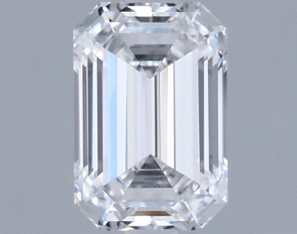 0.98 Carat Emerald Shaped, Ideal Cut, D Color, VVS2 Clarity, IGI Certified Lab Grown Diamond