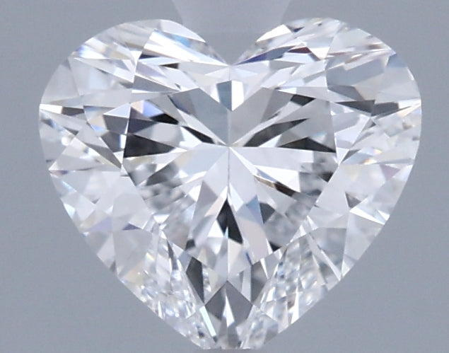 0.98 Carat Heart Shaped, Ideal Cut, D Color, VVS1 Clarity, IGI Certified Lab Grown Diamond