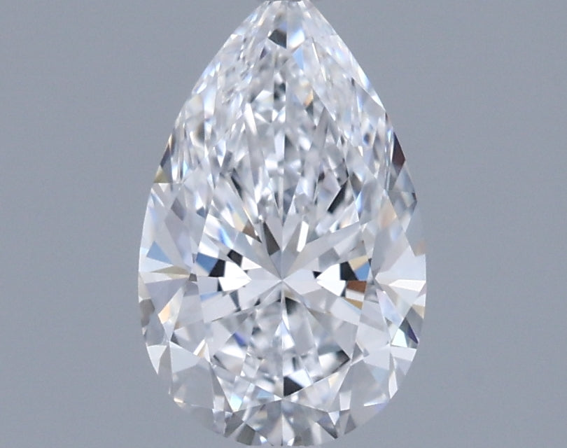 0.91 Carat Pear Shaped, Excellent Cut, D Color, VVS1 Clarity, IGI Certified Lab Grown Diamond