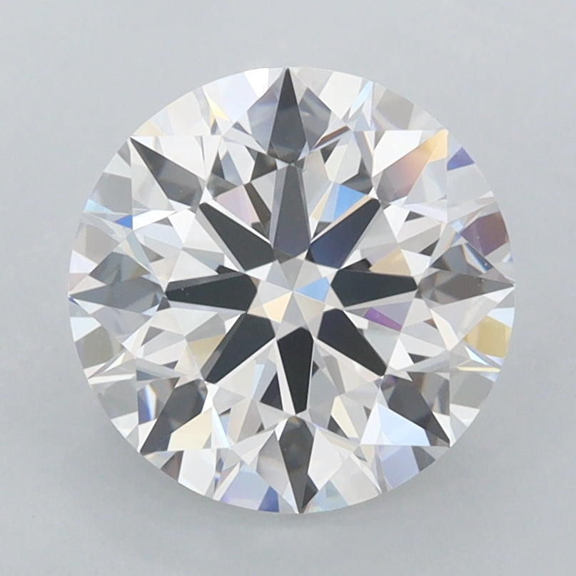 2.44 Carat Round Shaped, Ideal Cut, D Color, FL Clarity, IGI Certified Lab Grown Diamond