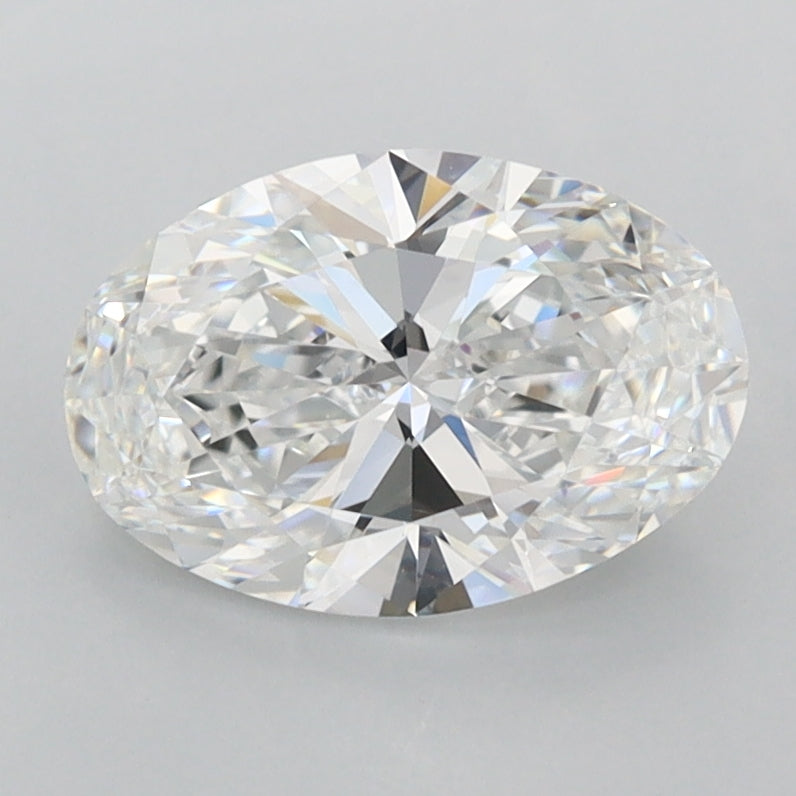 1.52 Carat Oval Shaped, Ideal Cut, E Color, VVS1 Clarity, IGI Certified Lab Grown Diamond