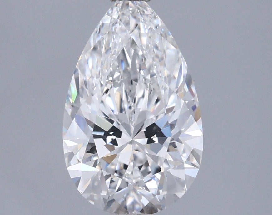 1.41 Carat Pear Shaped, Excellent Cut, E Color, VVS1 Clarity, IGI Certified Lab Grown Diamond