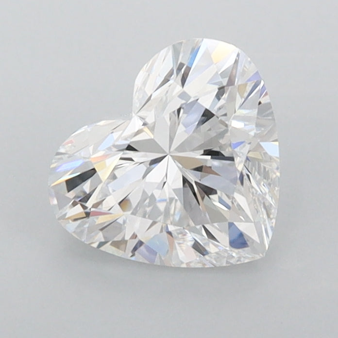 1.05 Carat Heart Shaped, Ideal Cut, D Color, VVS1 Clarity, IGI Certified Lab Grown Diamond