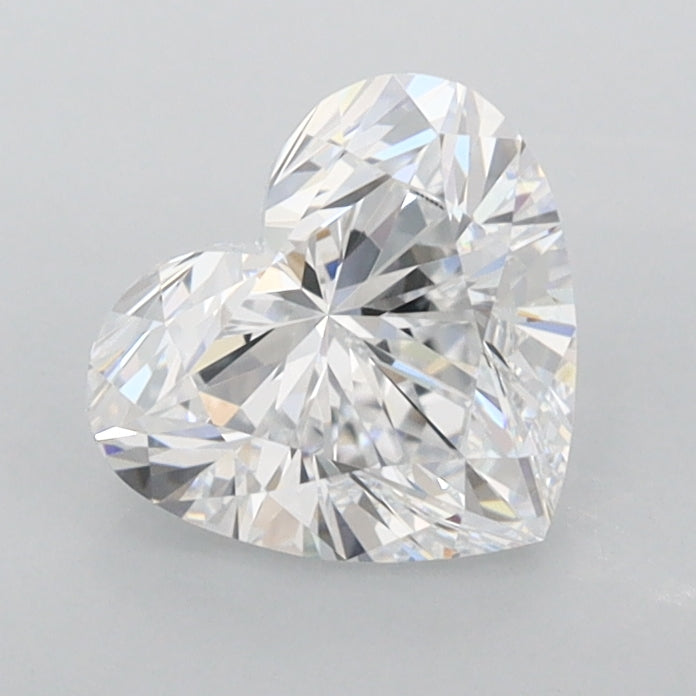 1.19 Carat Heart Shaped, Ideal Cut, D Color, VVS1 Clarity, IGI Certified Lab Grown Diamond