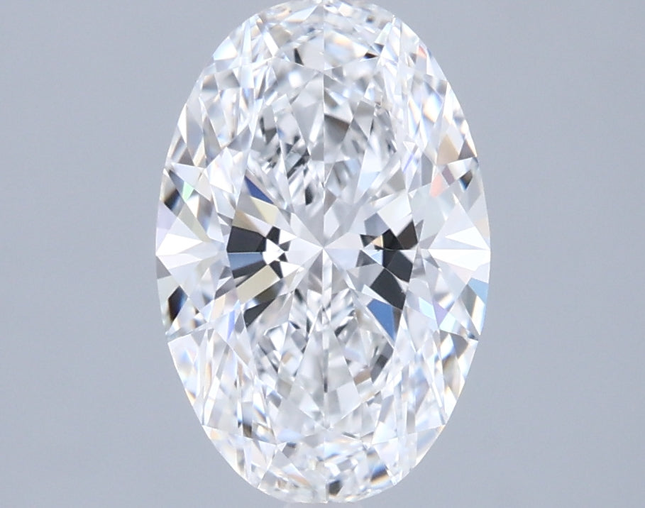 1.49 Carat Oval Shaped, Ideal Cut, D Color, IF Clarity, IGI Certified Lab Grown Diamond