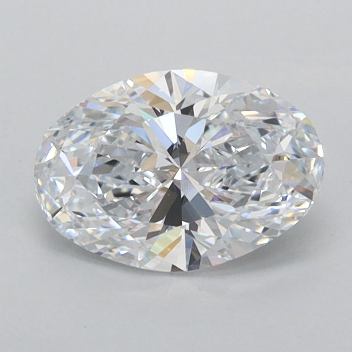 1.03 Carat Oval Shaped, Ideal Cut, E Color, FL Clarity, IGI Certified Lab Grown Diamond