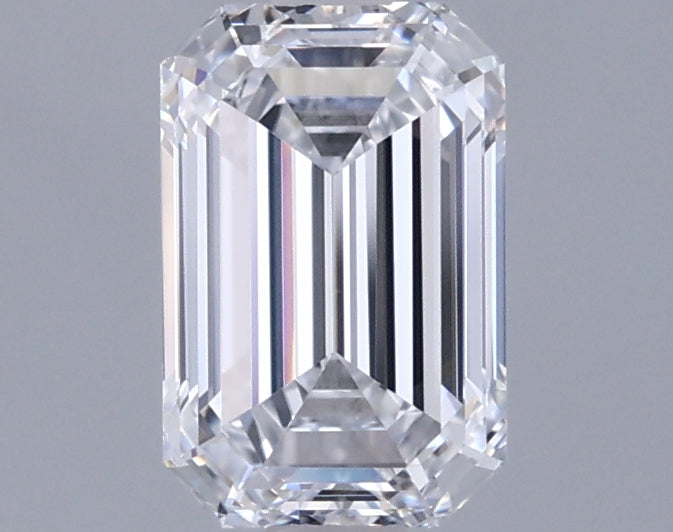 1.46 Carat Emerald Shaped, Ideal Cut, D Color, VVS1 Clarity, IGI Certified Lab Grown Diamond