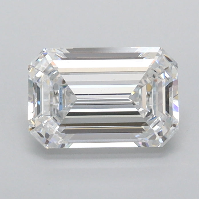 1.18 Carat Emerald Shaped, Ideal Cut, D Color, FL Clarity, IGI Certified Lab Grown Diamond