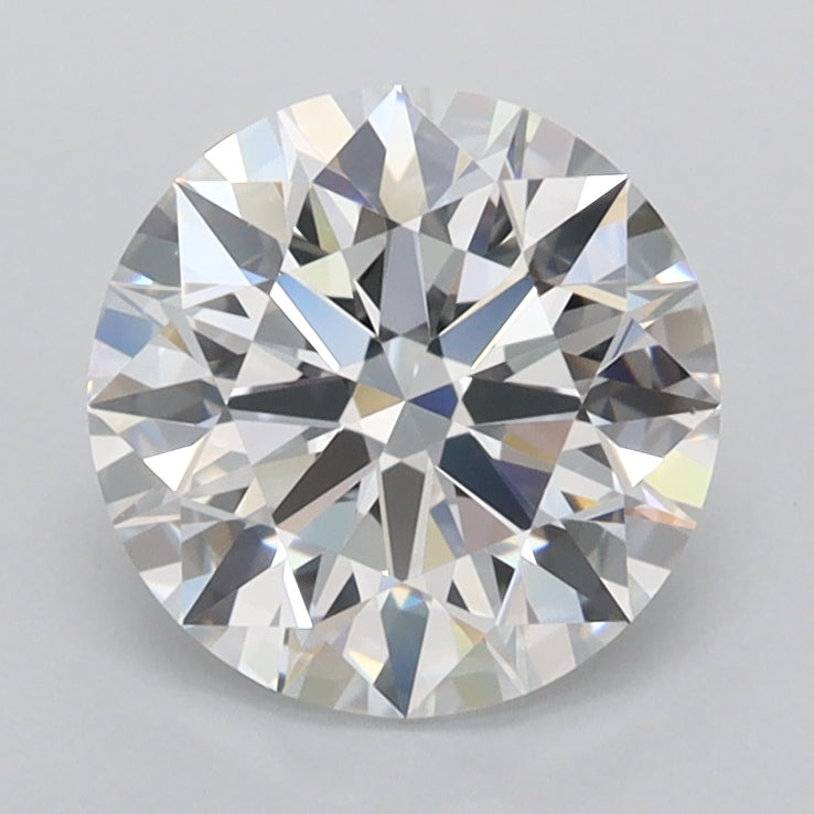 1.98 Carat Round Shaped, Ideal Cut, D Color, FL Clarity, IGI Certified Lab Grown Diamond