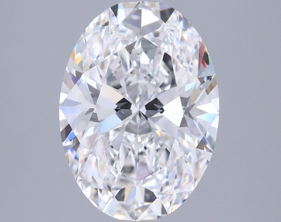 2.13 Carat Oval Shaped, Excellent Cut, D Color, FL Clarity, IGI Certified Lab Grown Diamond