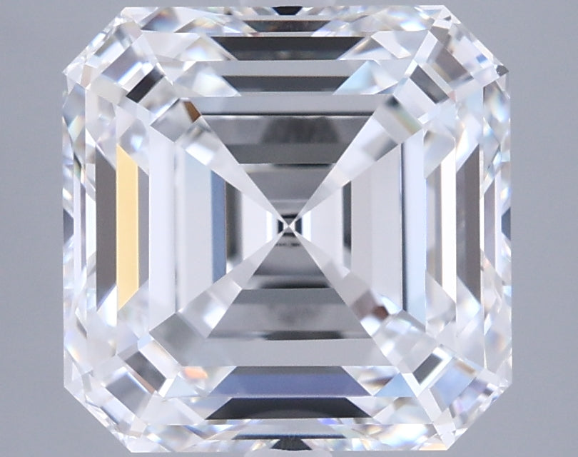 5.14 Carat Asscher Shaped, Ideal Cut, D Color, VVS1 Clarity, IGI Certified Lab Grown Diamond