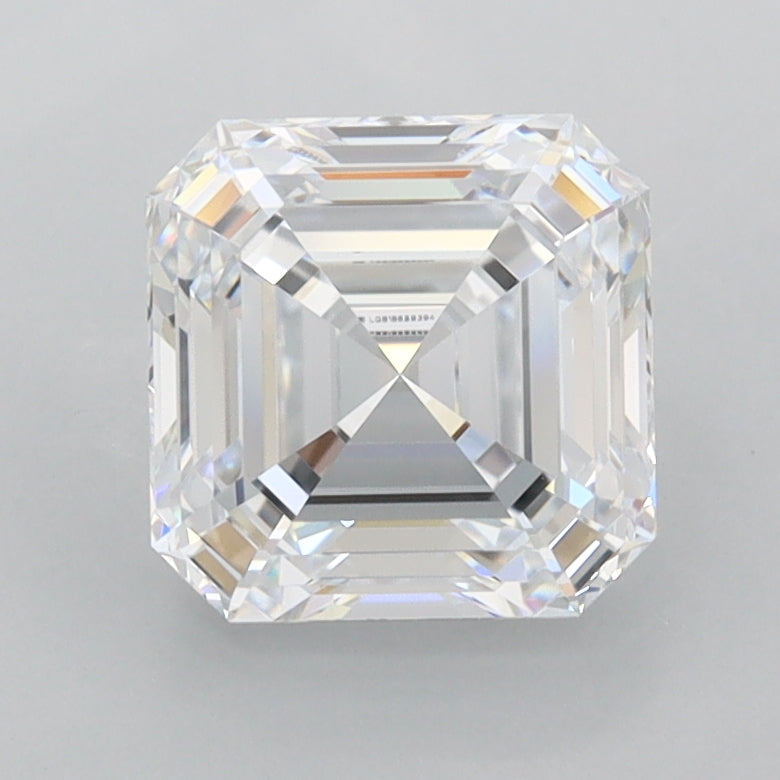 1.95 Carat Asscher Shaped, Ideal Cut, D Color, VVS1 Clarity, IGI Certified Lab Grown Diamond