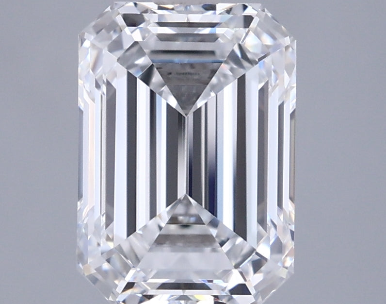 2.39 Carat Emerald Shaped, Ideal Cut, D Color, VVS1 Clarity, IGI Certified Lab Grown Diamond