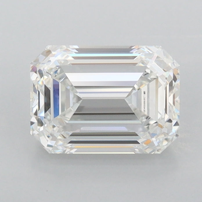 1.29 Carat Emerald Shaped, Ideal Cut, E Color, FL Clarity, IGI Certified Lab Grown Diamond
