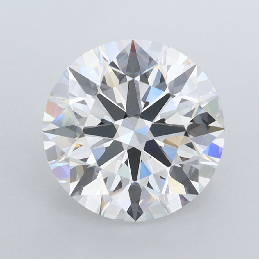 2.41 Carat Round Shaped, Ideal Cut, D Color, IF Clarity, IGI Certified Lab Grown Diamond