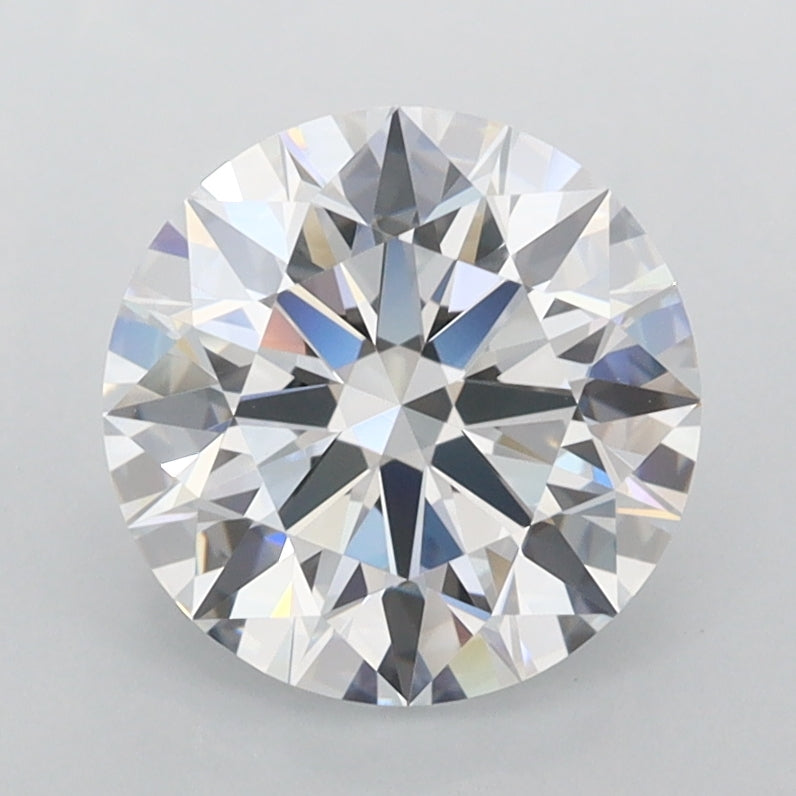 2.09 Carat Round Shaped, D Color, VVS1 Clarity, GCAL Certified Lab Grown Diamond