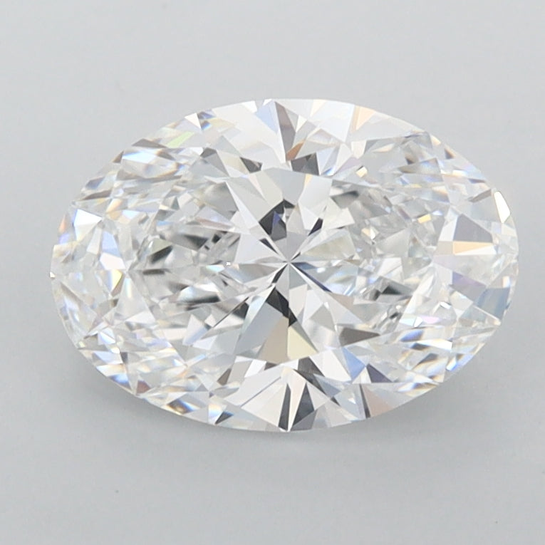 1.48 Carat Oval Shaped, Ideal Cut, D Color, FL Clarity, IGI Certified Lab Grown Diamond
