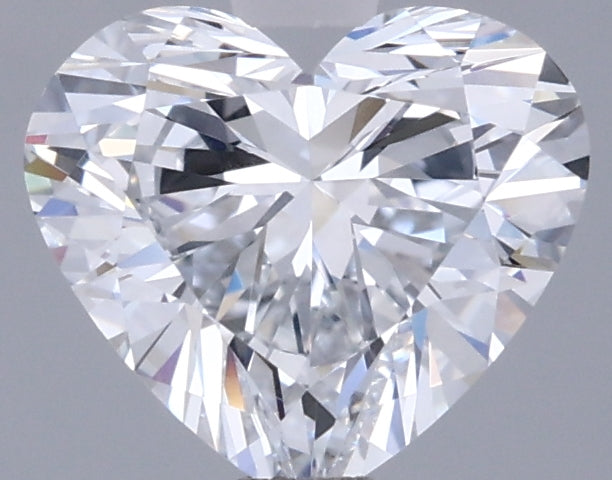 1.30 Carat Heart Shaped, Ideal Cut, D Color, VVS1 Clarity, IGI Certified Lab Grown Diamond