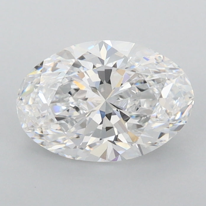 1.09 Carat Oval Shaped, Excellent Cut, D Color, FL Clarity, IGI Certified Lab Grown Diamond