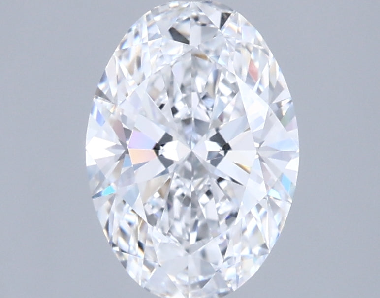 1.51 Carat Oval Shaped, Ideal Cut, D Color, FL Clarity, IGI Certified Lab Grown Diamond