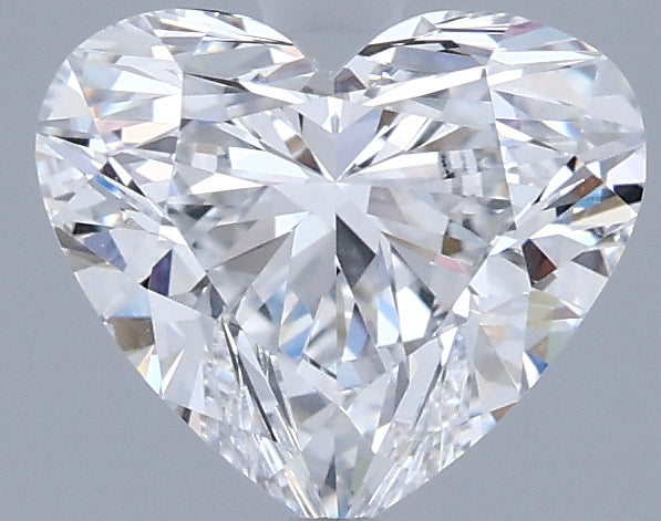 1.43 Carat Heart Shaped, Ideal Cut, D Color, VVS1 Clarity, IGI Certified Lab Grown Diamond