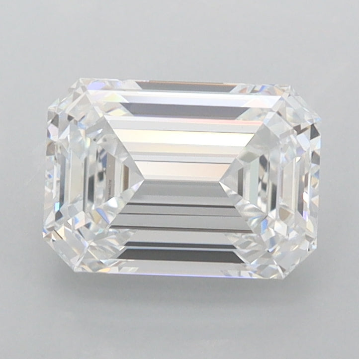 1.50 Carat Emerald Shaped, Ideal Cut, D Color, FL Clarity, IGI Certified Lab Grown Diamond