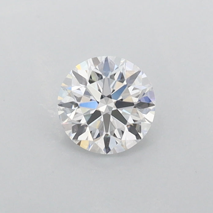 0.34 Carat Round Shaped, Ideal Cut, D Color, VVS2 Clarity, IGI Certified Lab Grown Diamond