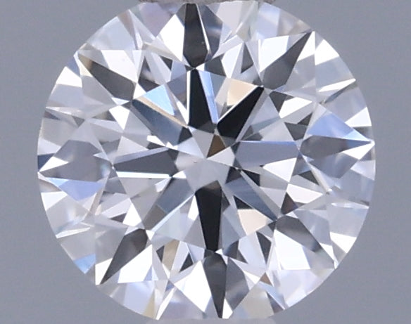 0.36 Carat Round Shaped, Ideal Cut, D Color, VVS2 Clarity, IGI Certified Lab Grown Diamond
