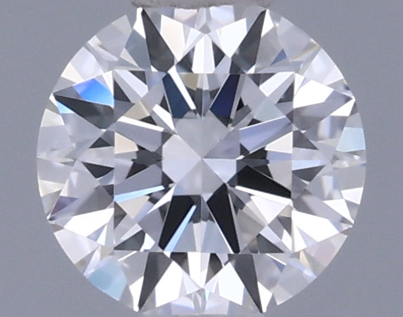 0.35 Carat Round Shaped, Excellent Cut, D Color, VVS2 Clarity, IGI Certified Lab Grown Diamond