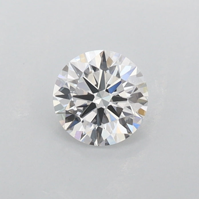 0.36 Carat Round Shaped, Ideal Cut, D Color, VVS2 Clarity, IGI Certified Lab Grown Diamond