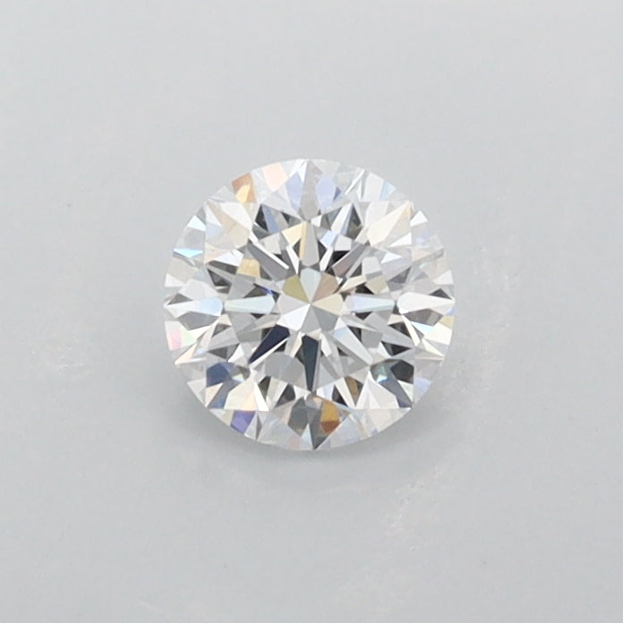 0.35 Carat Round Shaped, Excellent Cut, D Color, VVS2 Clarity, IGI Certified Lab Grown Diamond